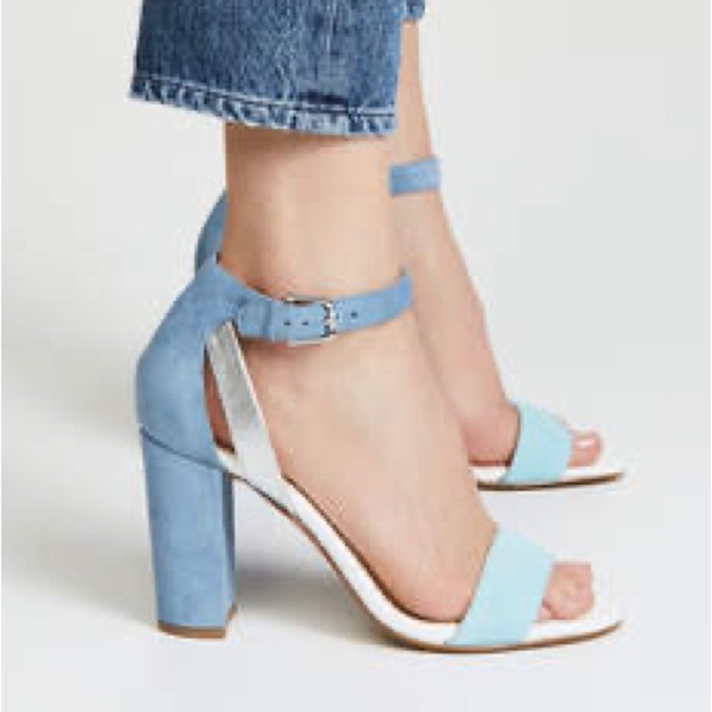 BOTKIER
Gianna Suede Ankle Strap High Heel Sandals, Size 7.5